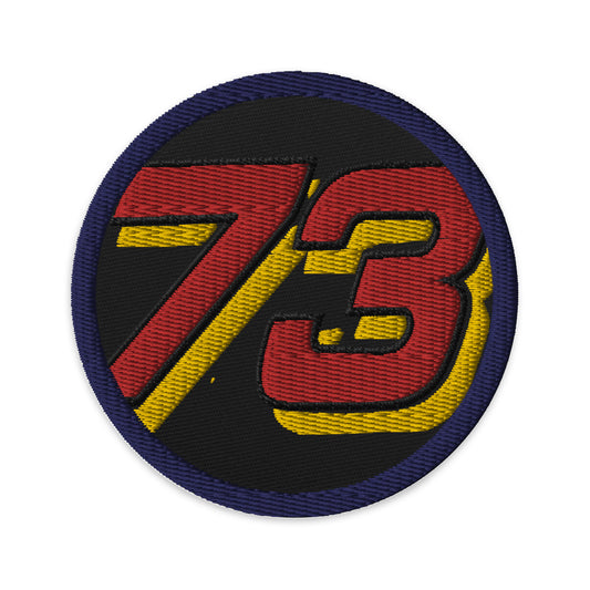 73 Embroidered Patch